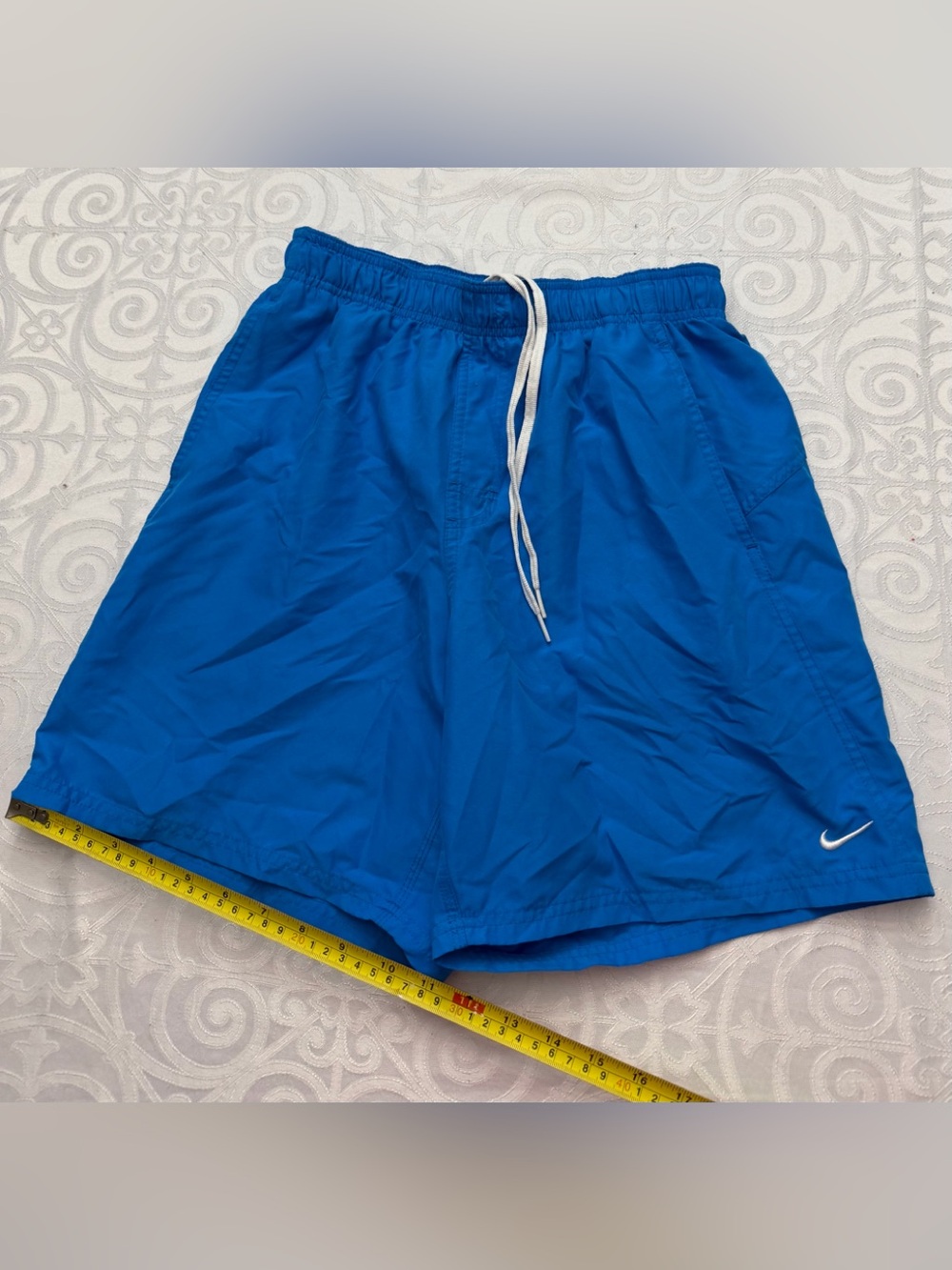Nike Swim Trunks Shorts Pool Beach Drawstrings Men Small 6 Inch Inseam Sporty - Picture 7 of 10